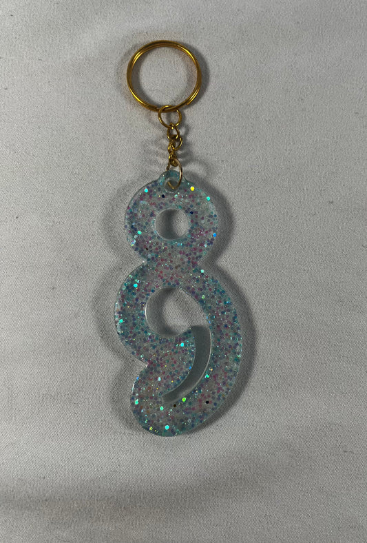 Semi Colon Keychain