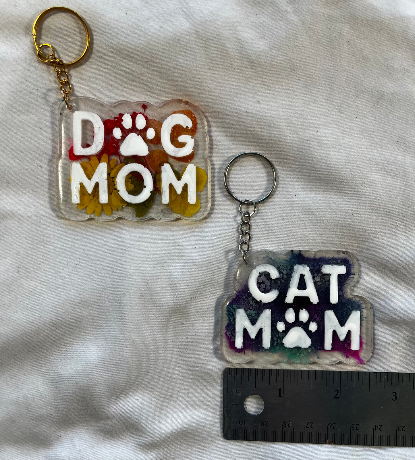 Pet Mom Keychain