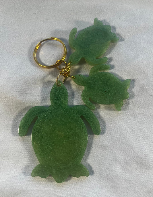 Turtle Family Keychain