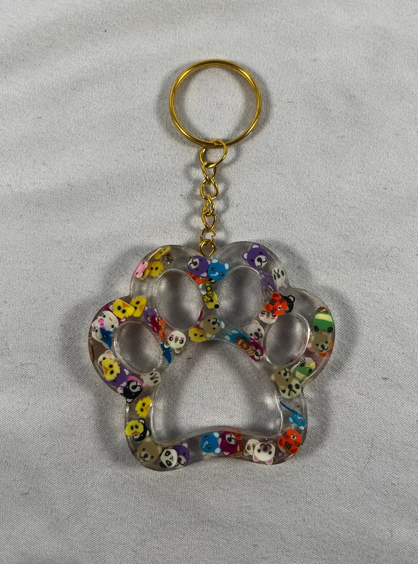 Animal Paw Keychain