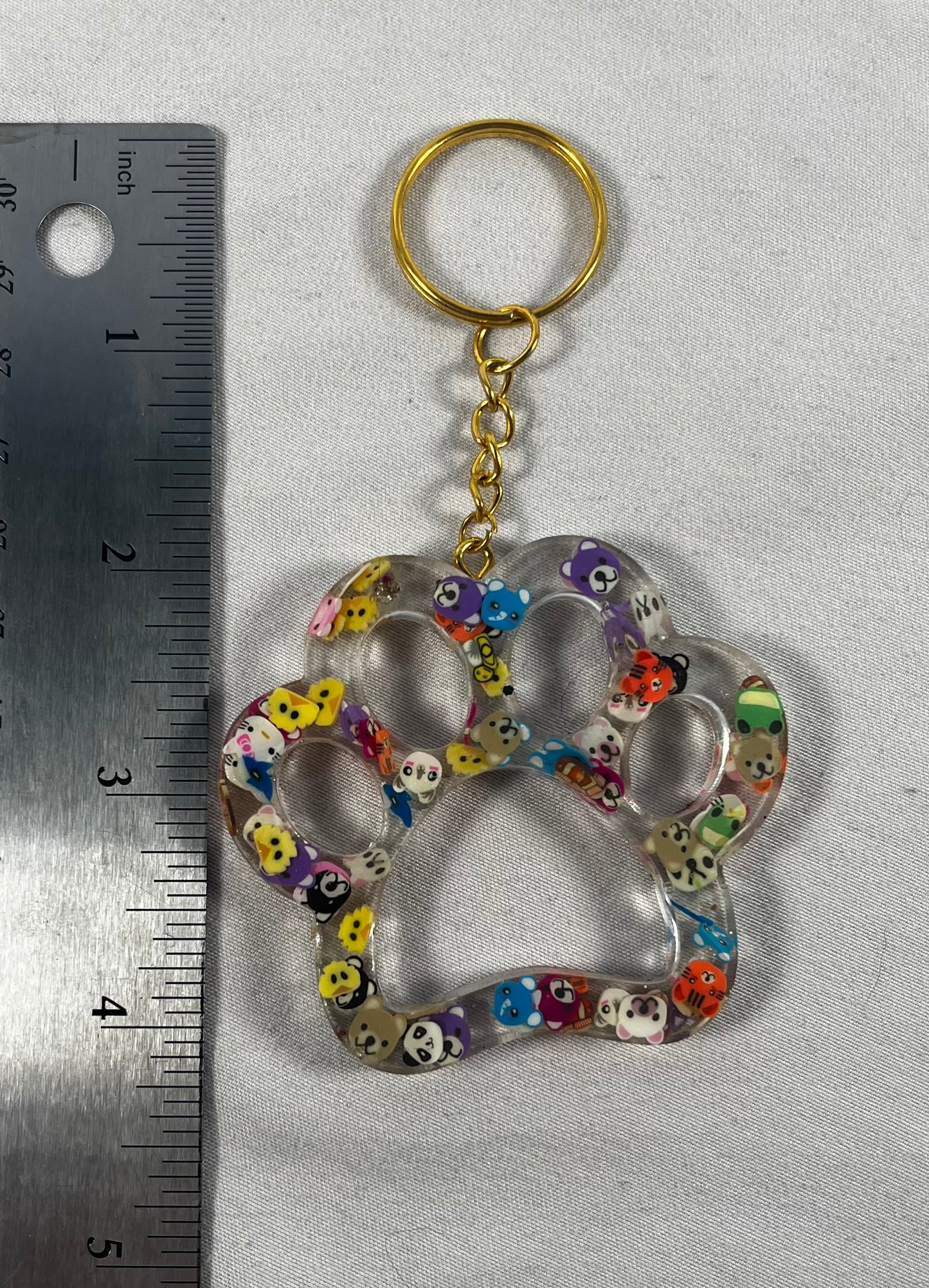 Animal Paw Keychain