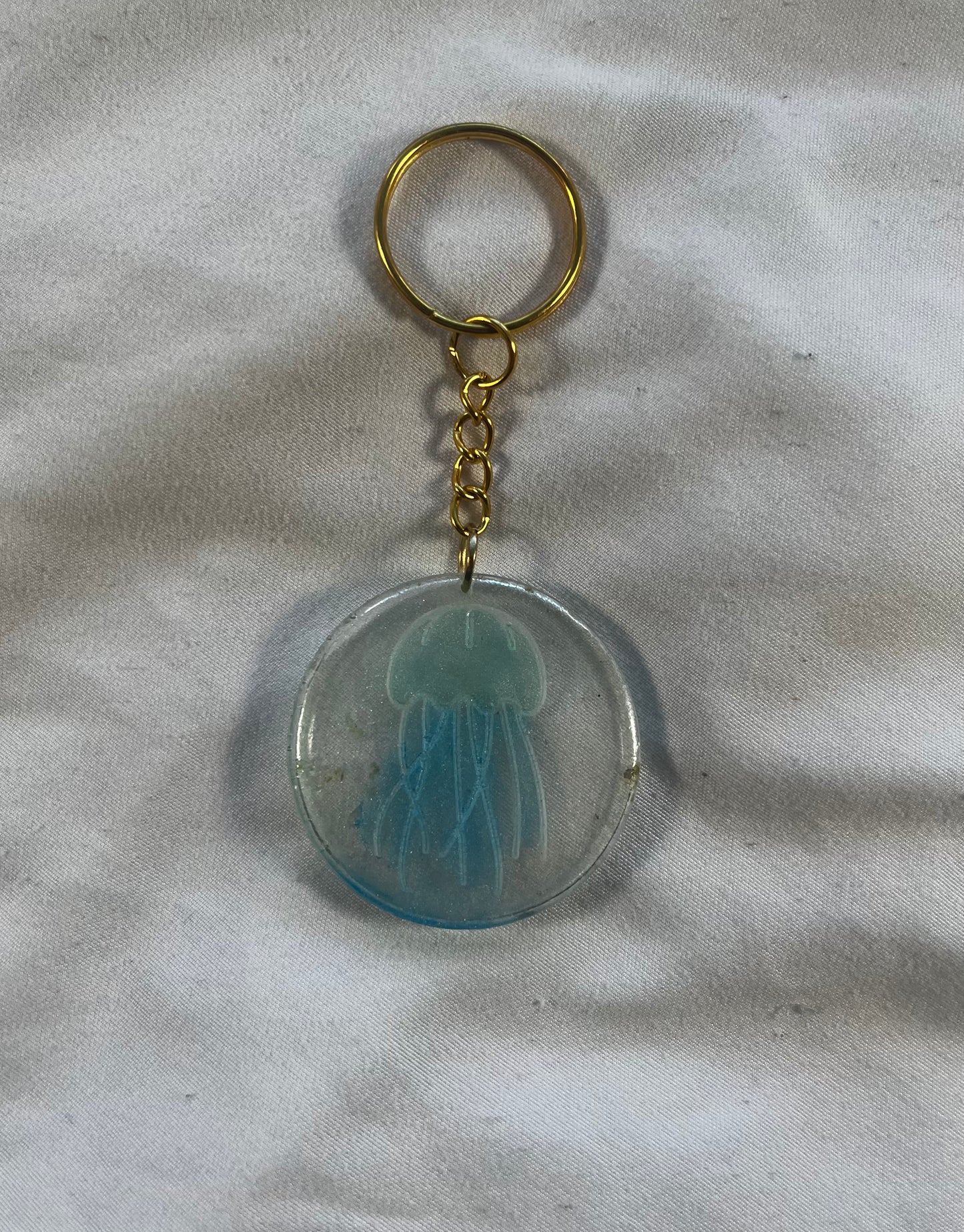 Jellyfish keychain