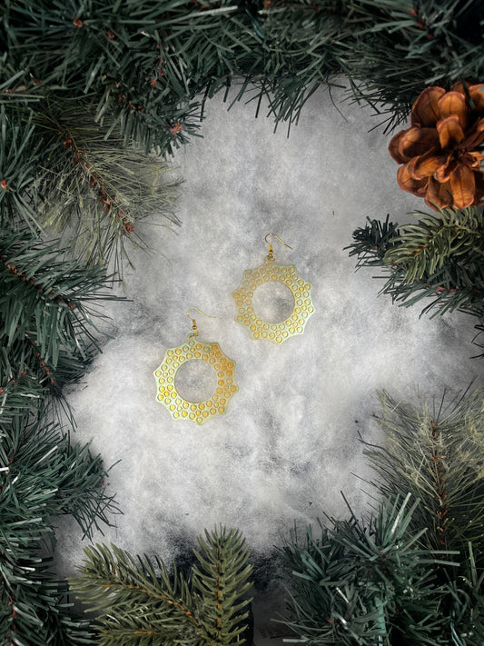 Christmas Wreath Earrings