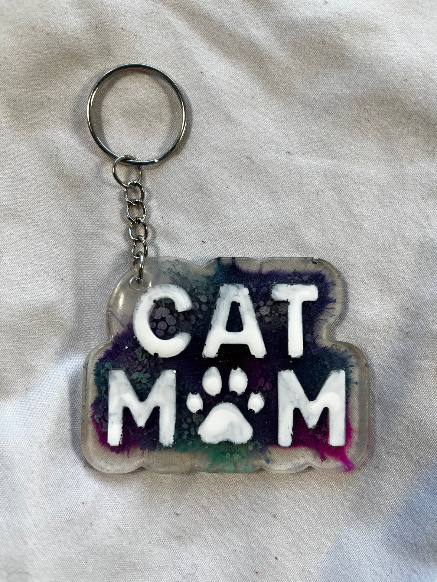 Pet Mom Keychain