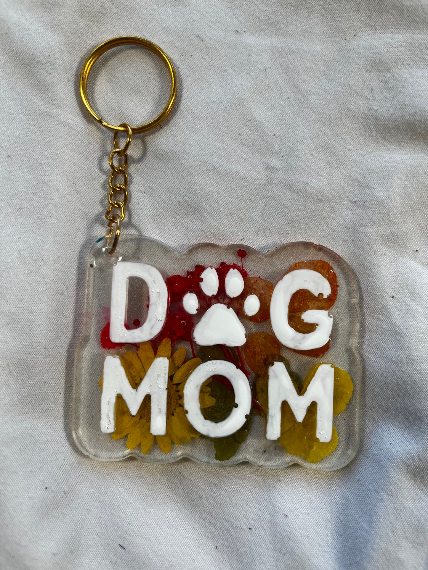 Pet Mom Keychain