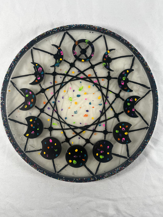 Moon Phases Decorative Tray